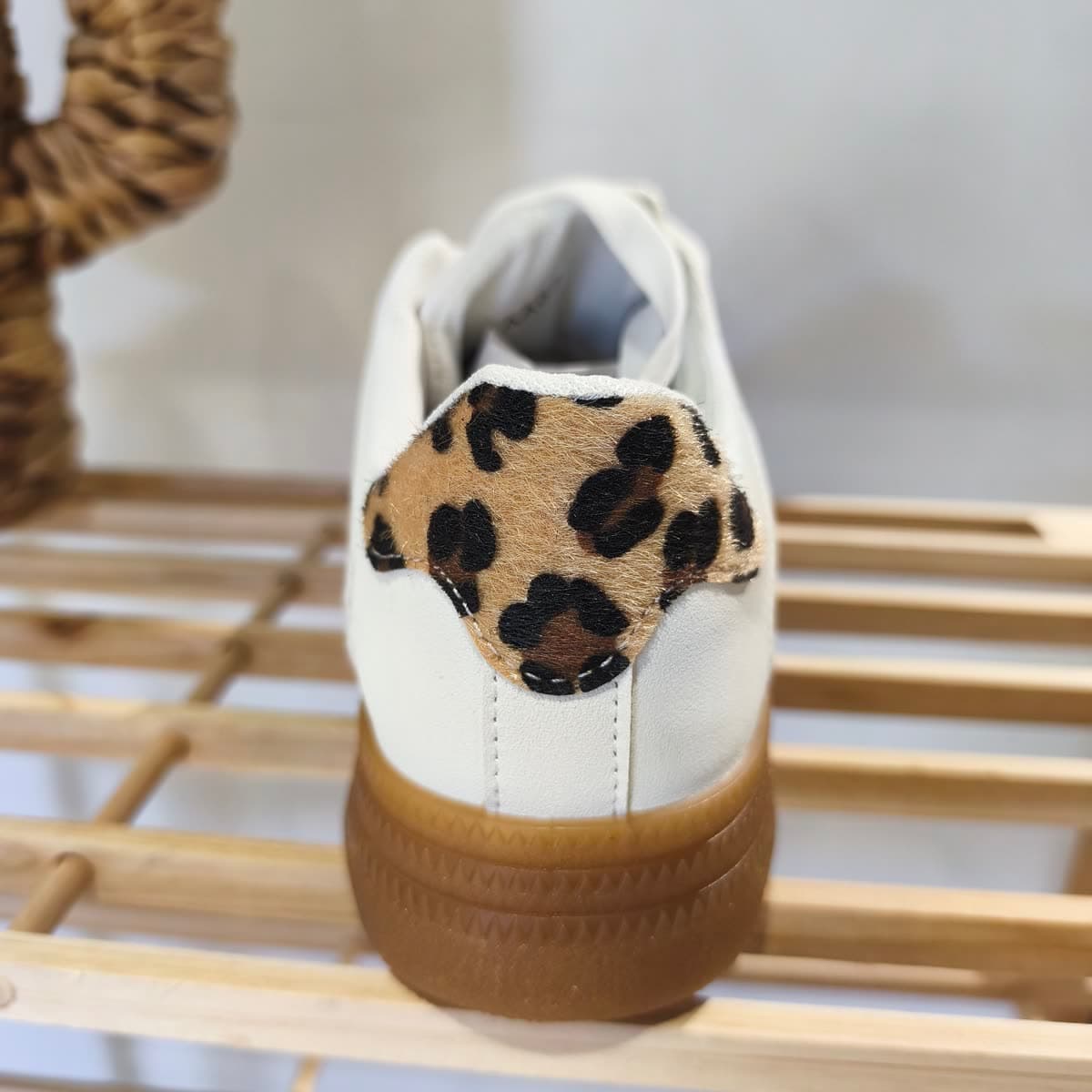Baskets bande léopard — vue 3