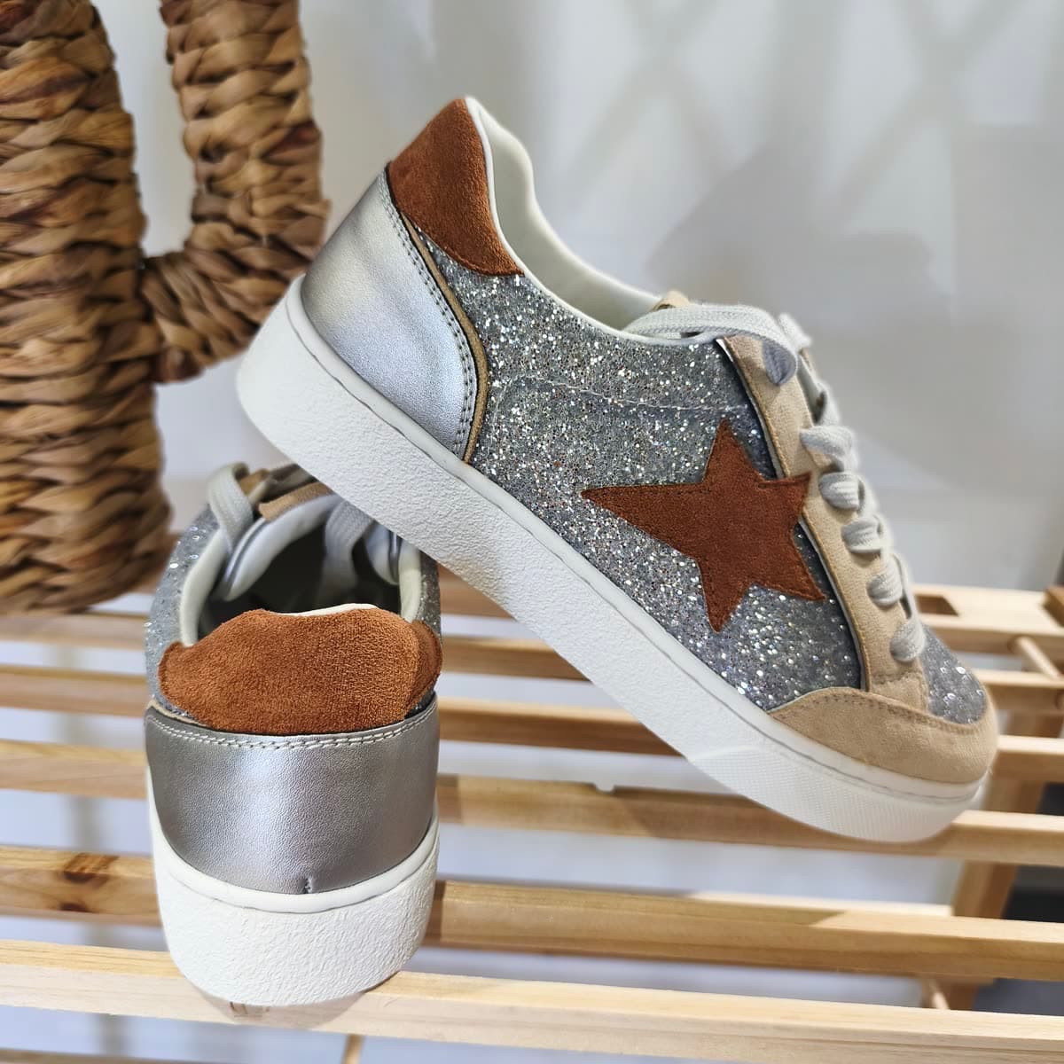 Baskets paillettes Étoile — vue 3