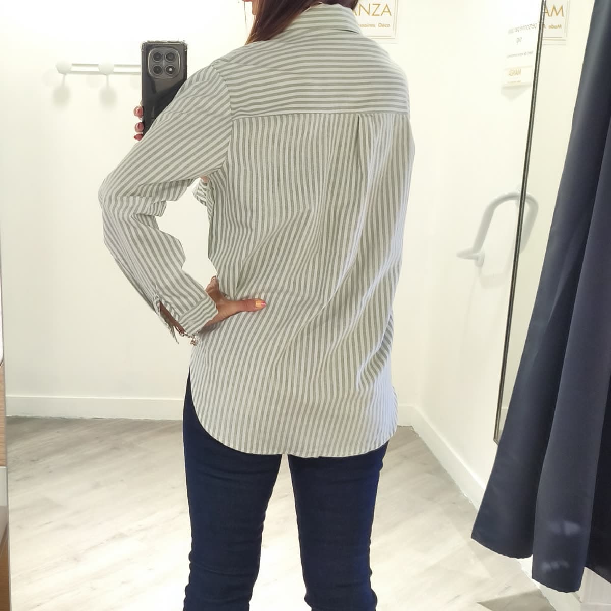 Chemise rayée Palmier — vue 3