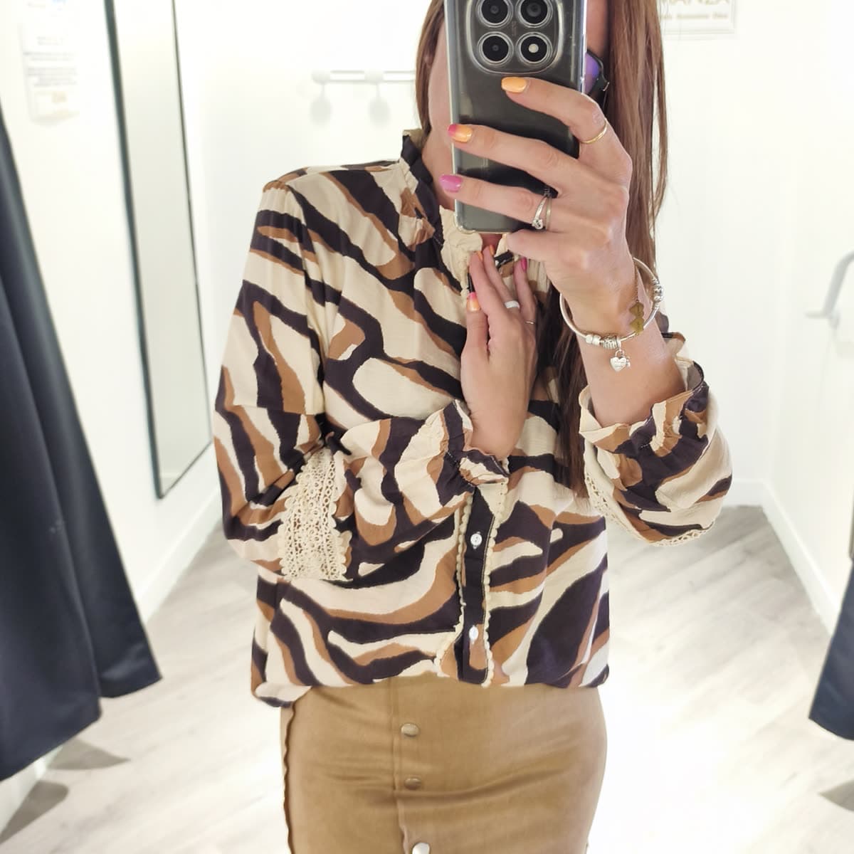 Chemise imprimée Zèbre — vue 2