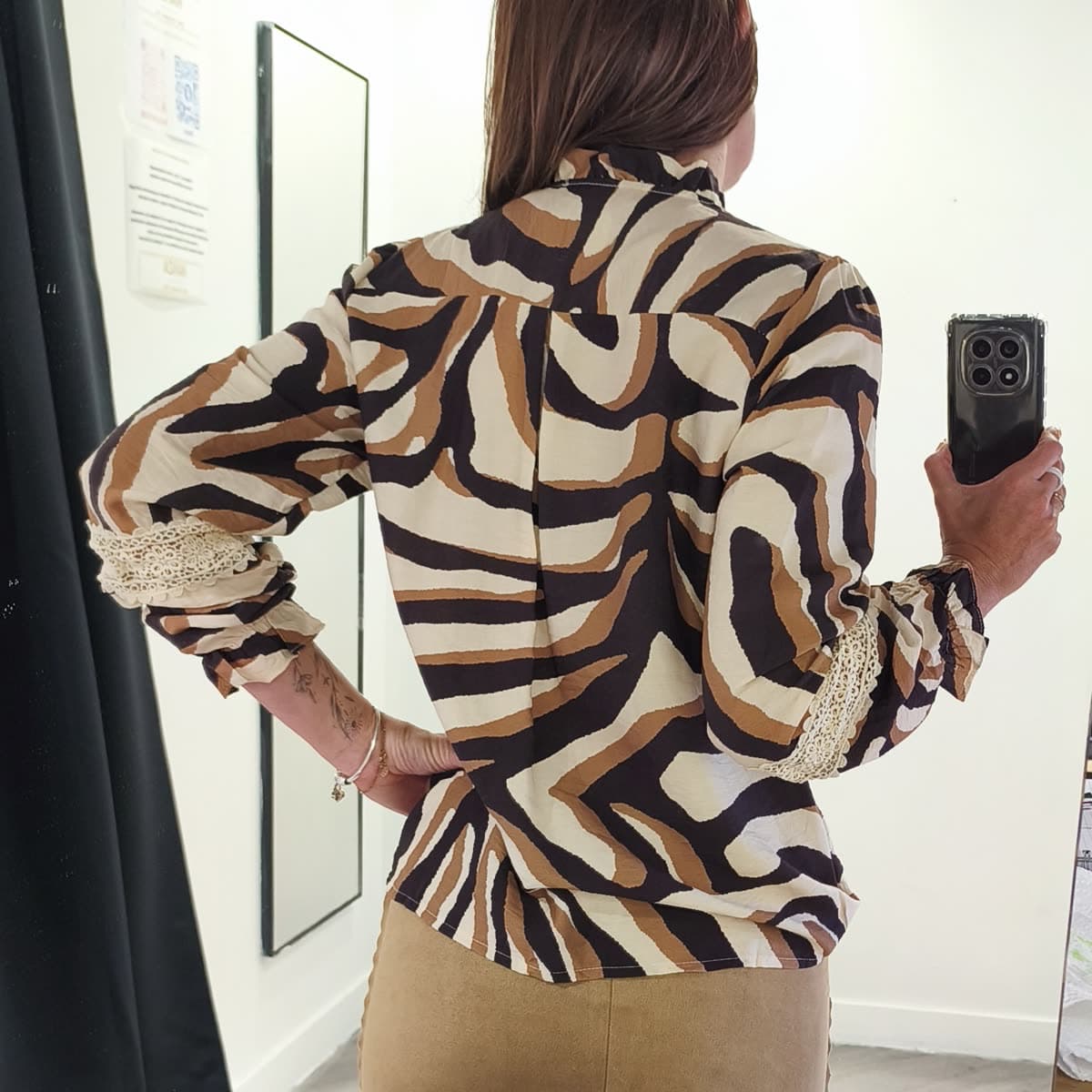Chemise imprimée Zèbre — vue 3