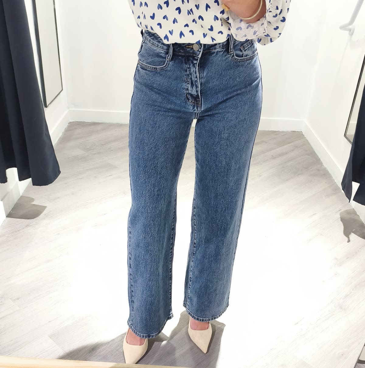 Jean mom Bleu — vue 4