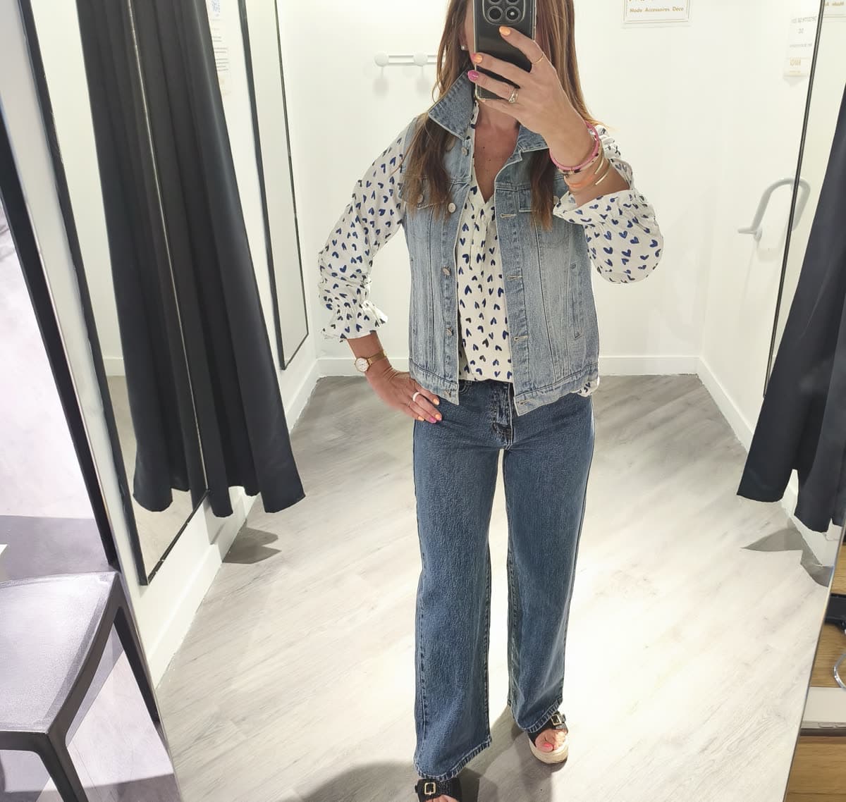 Veste / boéro en jean — détail