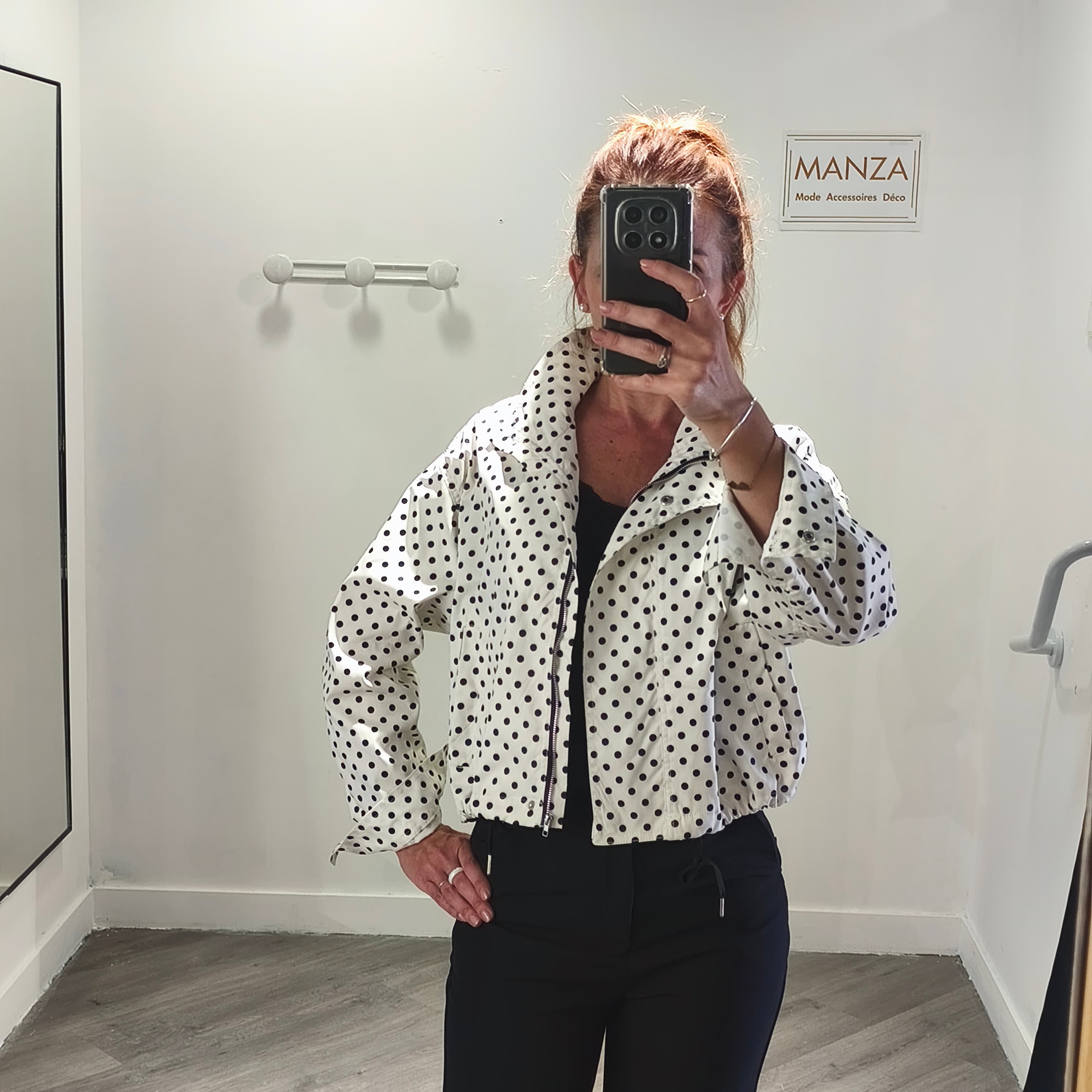 Veste à pois oversize — vue 2