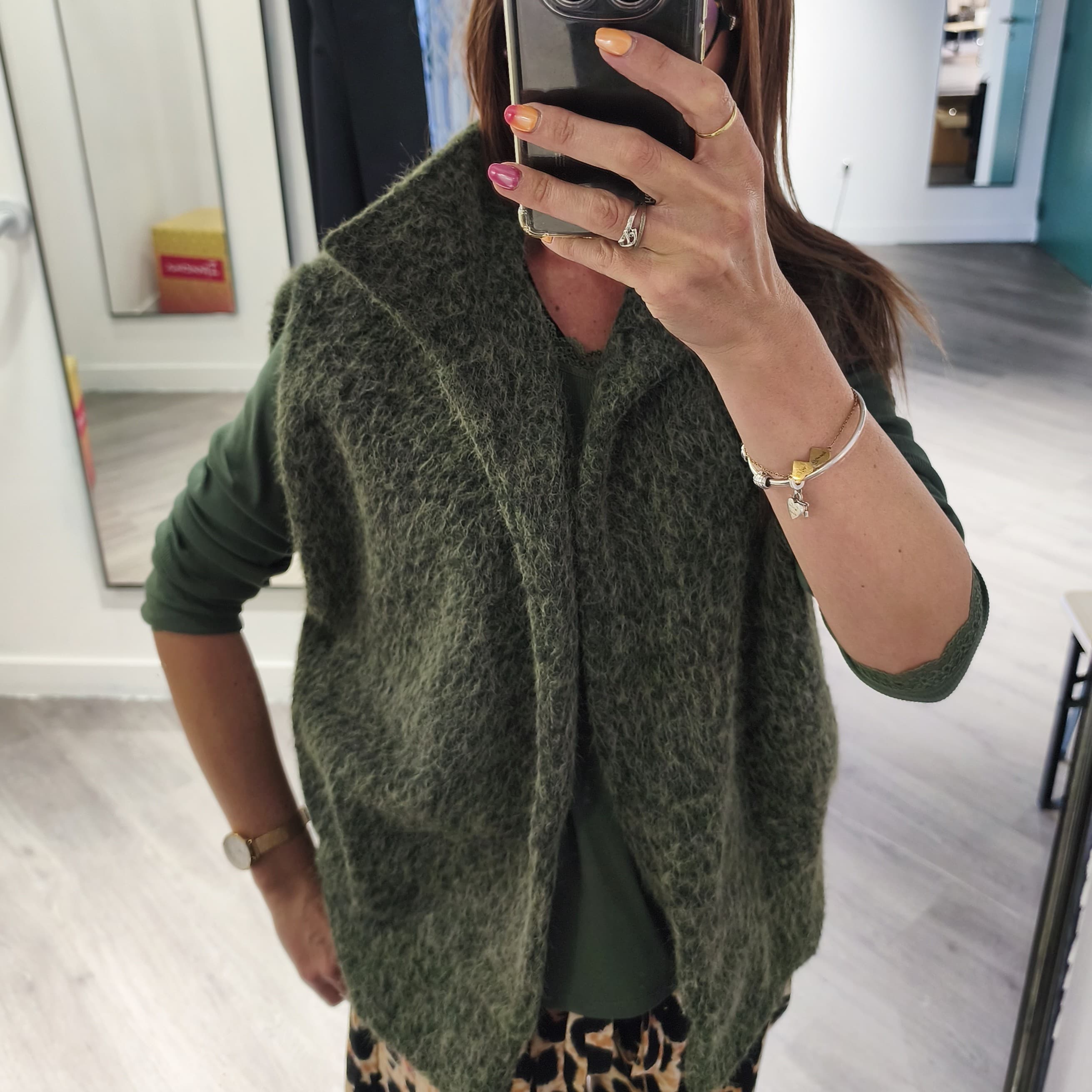Veste sans manches — détail
