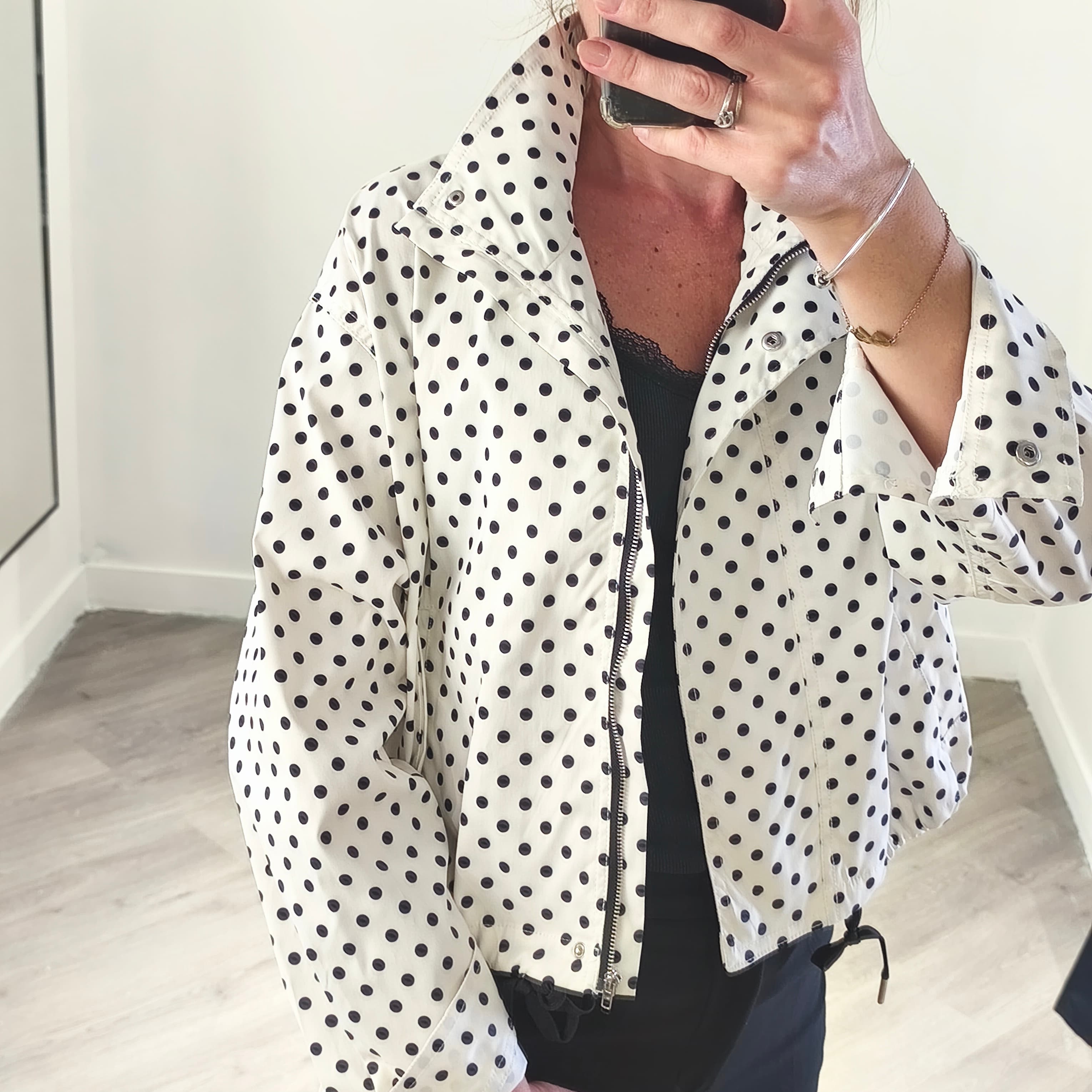 Veste à pois oversize — vue 3