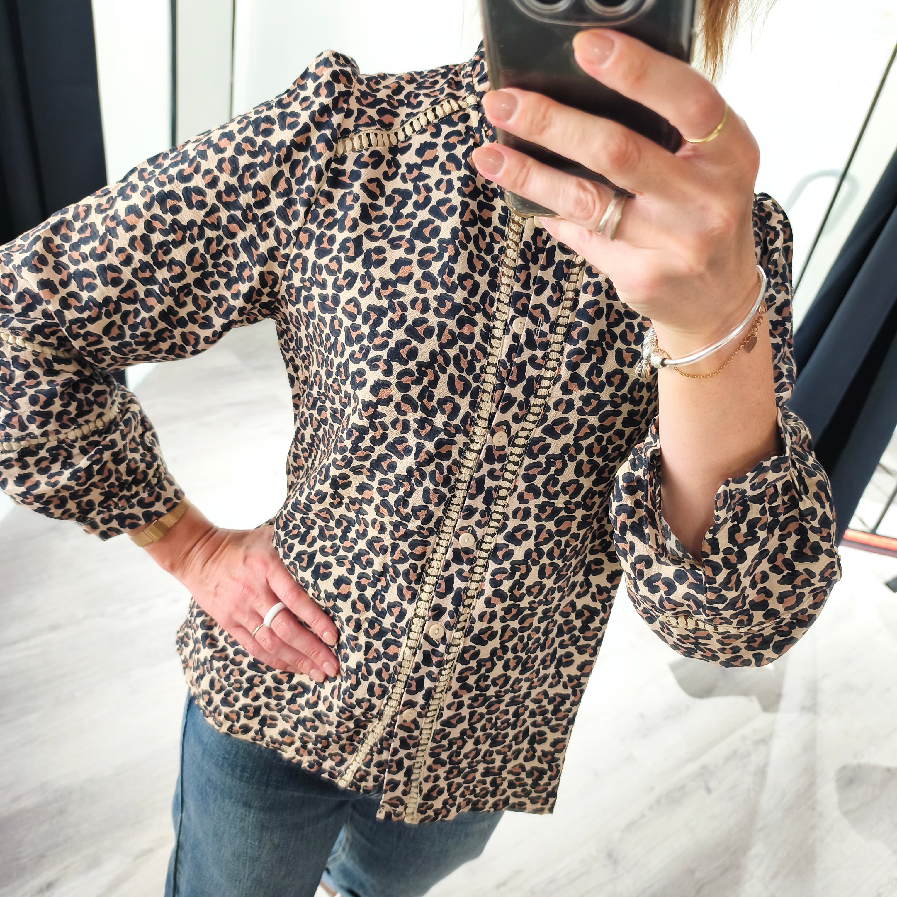 Blouse Leopard — détail